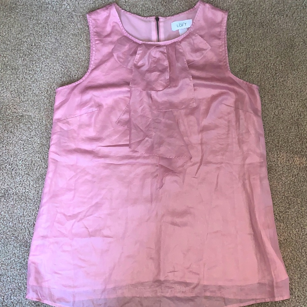 Ann Taylor Loft Soft Pink Blouse
